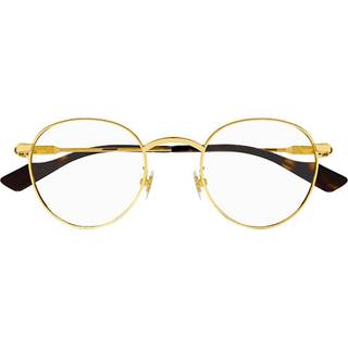 Gucci Mand GG1222O 002 Optiske stel Metal Guld Rund