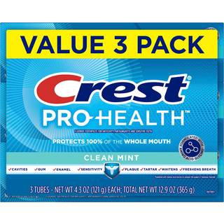 Crest Pro-Health Clean Mint Tandpasta (4,3 oz) Triple Pack