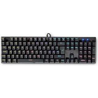 Nedis - Wired Gaming Keyboard | USB Type-A | Mekaniske Taster | LED | Tysk | DE layout | USB Drevet | Strømkabellængde: 1.50 m | Gaming - GKBDM110BKDE
