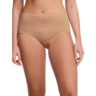 Chantelle - Højtaljet trusse - one size - SOFTSTRETCH STRIPES - Beige