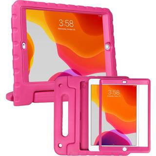 HDE iPad 9. generationssag for b?rn med indbygget sk?rmbeskytter st?dfast ipad -d?kning 10.2 tommer med h?ndtagstativ passer 2021 9. Gen 2020 8.