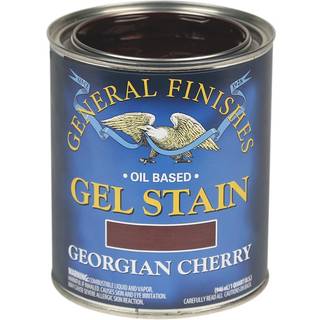 Allmänna ytor Oil Bas Gel Stain 1 Quart Georgian Cherry