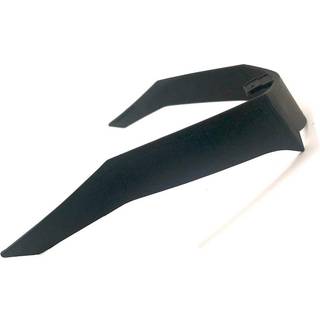 1Storm Motorcykel Modul?r flip op Dual Visor Full Face Hjelm Matt Black Spoiler