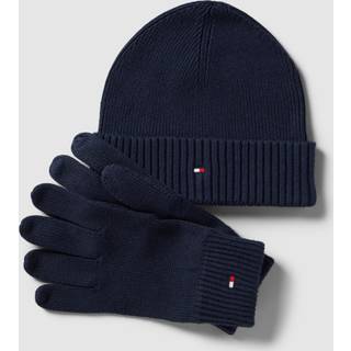 Tommy Hilfiger Essential Beanie & Handsker AM0AM10490DW6 - Herre - Cotton