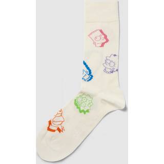 Happy Socks The Simpsons Family Faced Socks - Beige - Str 41/46