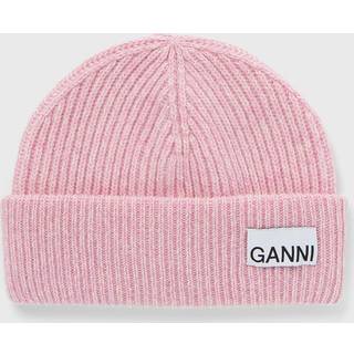 Ganni hue - A5019 Structured Beanie mauve chalk