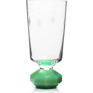 Reflections Copenhagen Glassware - 'Chelsea' tall glass, set of two, mint in Mint Crystal/glass