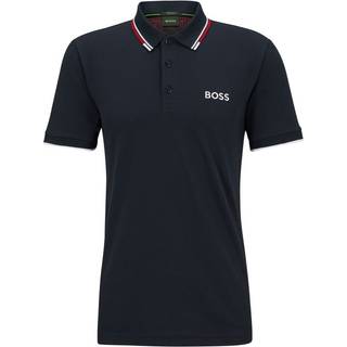BOSStil mænd. 50469094 Paddy Pro marineblå poloshirt (S), Casual, Bomuld, Korte ærmer