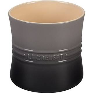 Le Creuset stentøjsredskabskrukke, 2,75 l, Østersfarvet - Alsidig serverings- og udstillingskrukke til redskaber, is og blomster