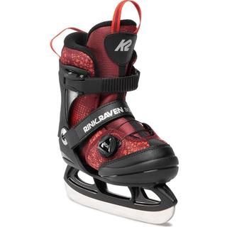 K2 Rink Raven Ice Boa Skøjter, Black/Red