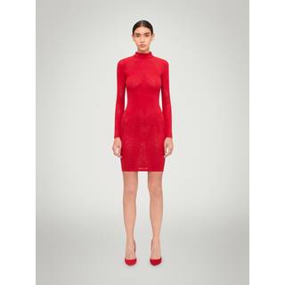 Wolford x Simkhai logo jersey minidress - red - XS