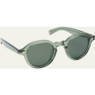 Garrett Leight FLIPPER SUN JUN/SFPG15 45 Solbriller Mænd Grøn - Transparent Juniper Green - 45mm