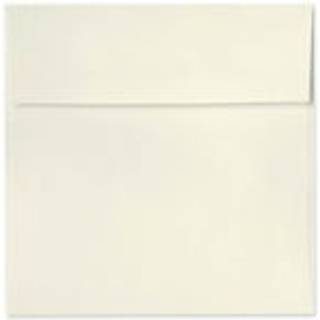 Luxpaper Square Invitation konvolutter | Peel & Press | 5 """" x 5 """" | Naturlig | 70 lb. Tekst | 50 Antal