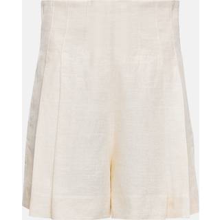 ChloÃ© High-rise linen shorts - neutrals - M