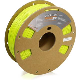 Overture TPU High Speed ???ilament 1,75 mm Fleksibel 95A TPU Roll 3D Printer Filament Dimensionel n?jagtighed +/- 0,03 mm Fit mest FDM-printer (