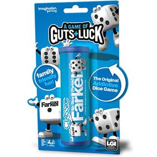 Imagination Gaming Farkel Dice Tube Det klassiska beroendeframkallande spelet Guts & Luck Family-Friendly Fun Game Night Entertainment 6 Farkel D