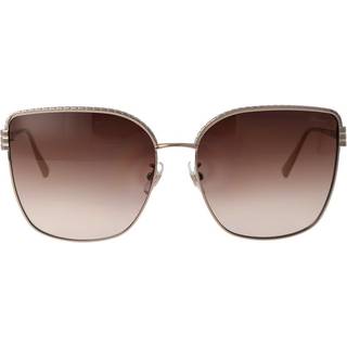 Chopard Kvinde SCHG67M 0A39 Solbriller Metal Guld Brun Firkantet Antiblænding Skygge