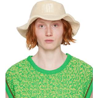 Jacquemus Le Bob Banho cotton terry sun hat - beige - M