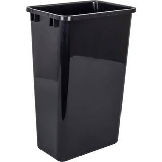 Hardware ressourcer kan-50 plast affaldsbeholder sort