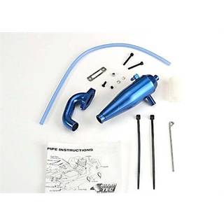 Traxxas 4486 Alum. pipe&header set