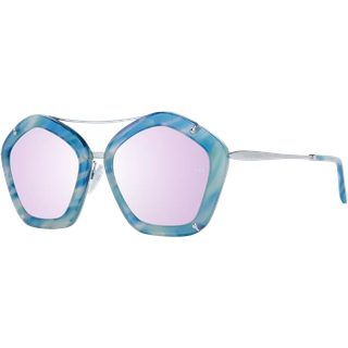 Ana Hickmann AH3165 G23 56 Solbriller Mænd Blue - Frosted Glittery Pattern Blue Green - 56mm