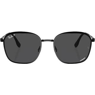 Ray-Ban RB3720 Polarized 002/K8 55 Solbriller Mænd Black - Black - 55mm