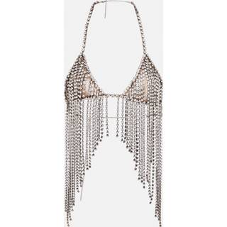 Stella McCartney Embellished bra top - silver - S