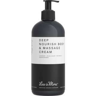Less Is More Organic Deep Nourish Body & Massage Cream Lavender 500 ml