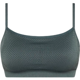 Calvin Klein Sport Seamless Medium Impact Bra - Green - Large