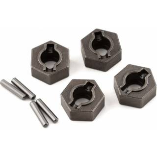 Traxxas - TRX9069 - 12mm hex (steel), extreme heavy duty (4)/ 2x9.8mm pin (4) (for use with #9080 upgrade kit and 6mm axles)