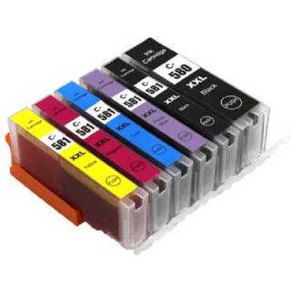 Kompatible blækpatroner Canon PGI-580/CLI-581 XXL - 2024C001, 6 stk. rabatpakke 87 ml