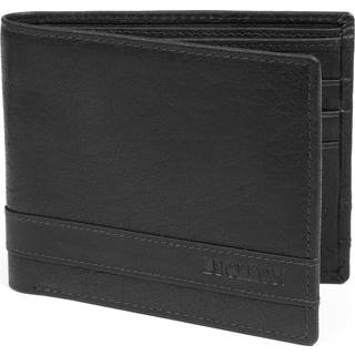 Sort Luksus Montreal RFID-Læderpung