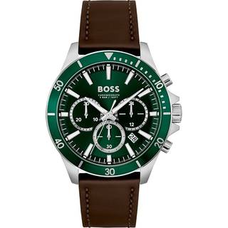 HUGO BOSS Chronograph Green Leather Herreur HB1514098