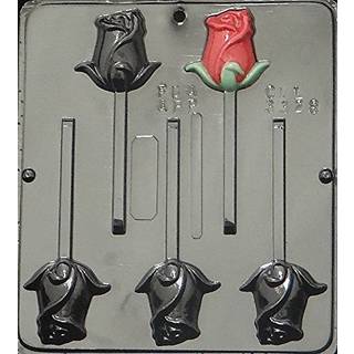 Candy Molds N More Rose Lollipop Chocolate Candy Mold 3328