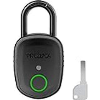 Fingeraftryk h?ngel?s med n?gle backup 2Keys prezlock smart h?ngel?s med n?glefri biometrisk egnet til udend?rs og tunge IP65 vandt?t.