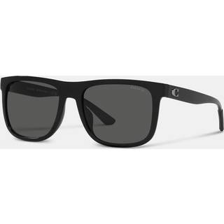 Coach HC8367U CH581 Asian Fit 500287 57 Solbriller Mænd Black - Black - 57mm