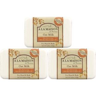 A LA MAISON Oat Milk Bar sbe - Anvendelse: Hnd og krop Triple Milled teriske olier Biologisk nedbrydelige plantebaserede veganske grusomhedsfr