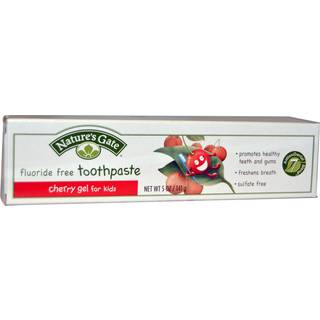Naturens port naturlige tandpasta uden fluorkirseb?rgel 5 oz (141 g) (pakke med 4)