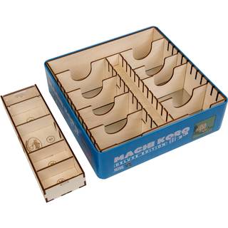 Den ?delagte token machi koro kompatibel deluxe Edition -spilarrang?r - Wood Storage Box med flere skillel?ggelsesr?kker og bitkasser