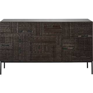 Ethnicraft Tabwa Skænk Sort Tre Låger 150cm - Skænke & Sideboards Teak - 12188