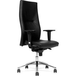 Kontorstol Nero HighBack, Sort skind