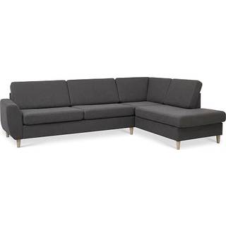 Madrid Nordic højrevendt open-end sofa - antracit