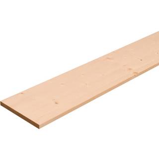 Massiv hylde i gran 18 mm x 20 x 80 cm