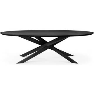Ethnicraft Mikado Spisebord Oval 138x267 Cm - Spisebord & Barbord Eg Sort Eg - 50186