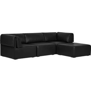 GUBI Wonder Sofa 3 Seater med Armlæn og Chaise Lounge Brescia 0509