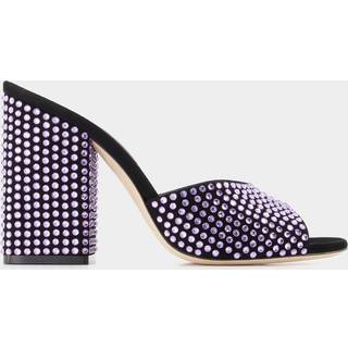 Paris Texas Holly Anja embellished suede mules - purple - EU 35.5
