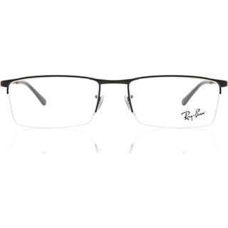 Ray-Ban RX6281D Asian Fit 2503 55 Briller Mænd Black - Matte Black - 55mm
