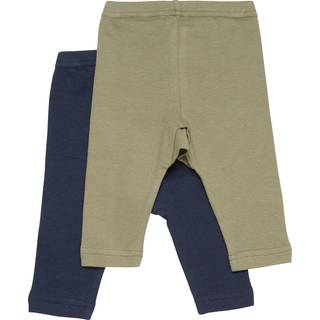 Pippi Drenge Leggings - Deep Lichen Green - 86