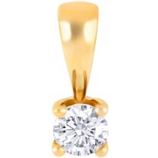 Siersbøl HEART 14kt. guldvedhæng med diamant 0.20ct W/SI