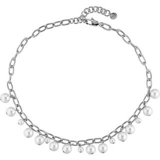 DYRBERG/KERN GABRIELLA HALSKÆDE 420120 (Silver, White, ONESIZE)